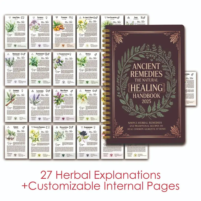 Health & Wellness Unit - Natural Remedies Handbook with Ancient Cures