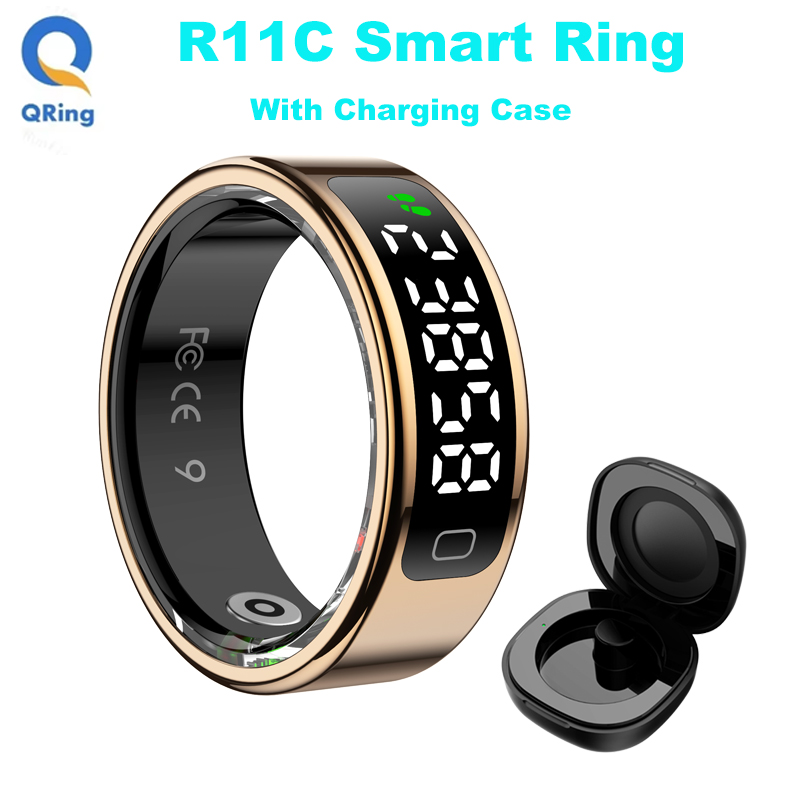 Women'S Health & Wellness Center - AMZMAX R11C Display Screen Smart Ring