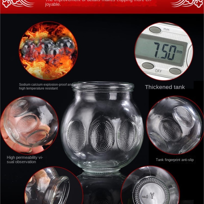 Glass Cupping Therapy Set Fire - Cupping Therapy Set review and price