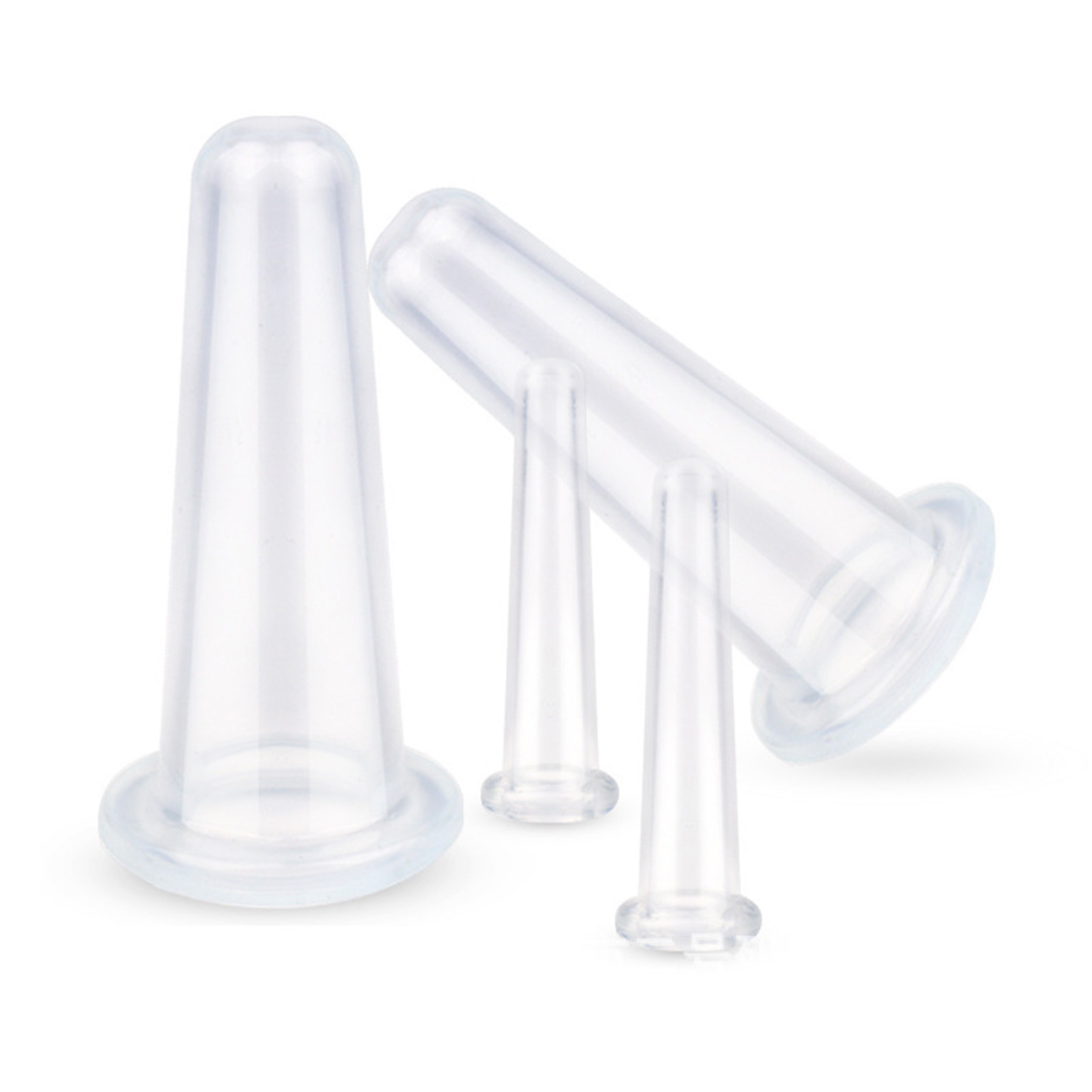 Facial Cupping Set 4pcs Silico - Cupping Therapy Set review and price
