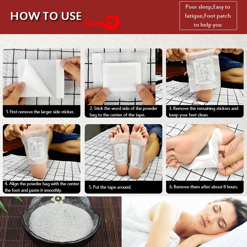 10pcs Tradition Chinese Medici - Detox Foot Patch review and price