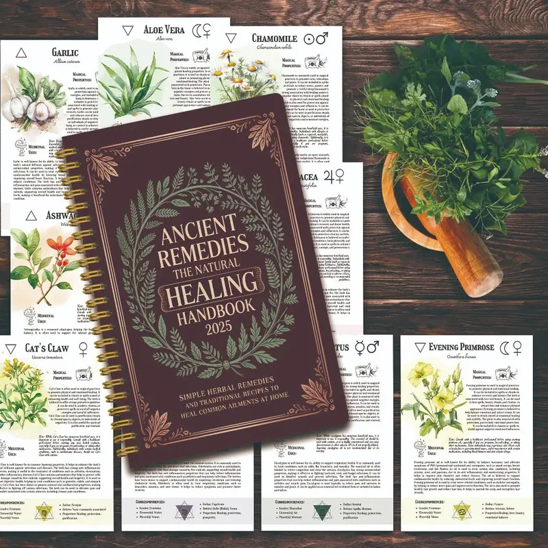 Natural Remedies Handbook with - Health & Wellness Unit review and price