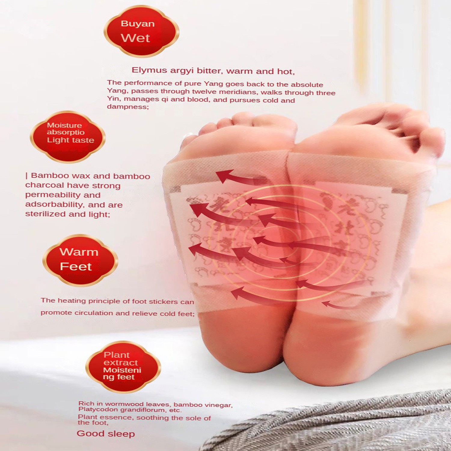 50pcs Pads+50pcs Detox Foot Pa - Detox Foot Patch review and price